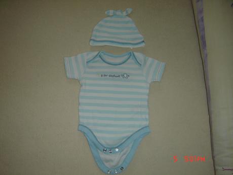 Flísové nohavky na traky, body a čiapka f&f 68/74, f&f,74