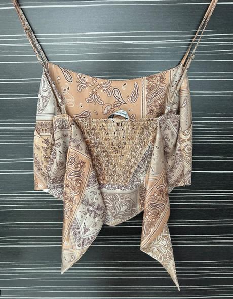 Letný crop top, stradivarius,xs