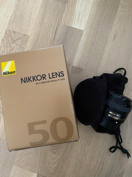 Objektiv af-s nikkor 50mm f/1,8g, nikon