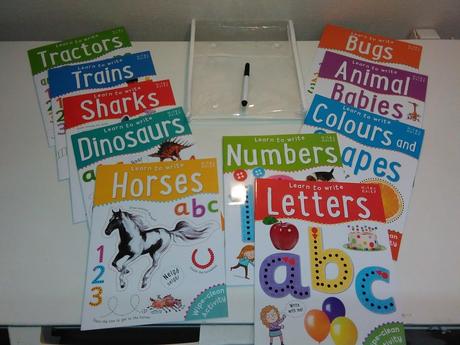 Learn to write - wipe and clean activity nsu23, 