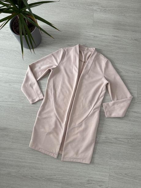 Bledoružový kardigán, s
