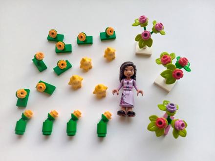 X2 lego figúrka, doplnky disney, asha,