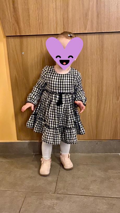 Šaty s volánmi-vichy kocka, f&f,86