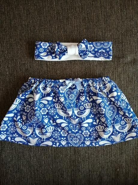 Suknicka a čelenka, 56 / 62 / 68 / 74 / 80