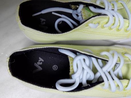 Tenisky dievčenské vty zltozelenkave vel 37, 37