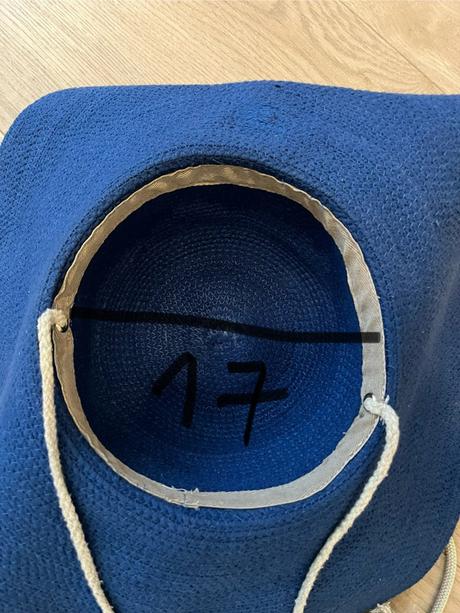 Krásny modrý bavlnený klobúk, 