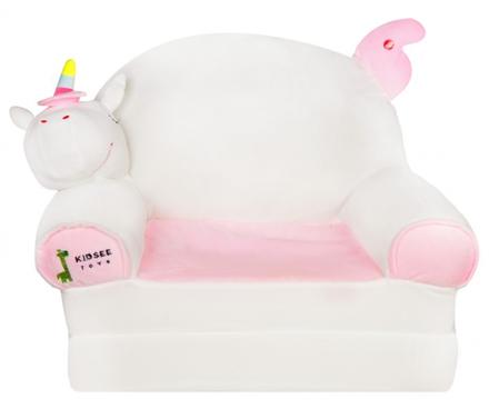 Plyšové kresielko rozkladacie 3v1 jednorožec, smo,
