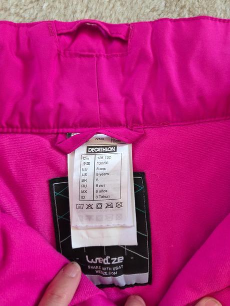 Lyziarska suprava z decathlonu, wedze,128