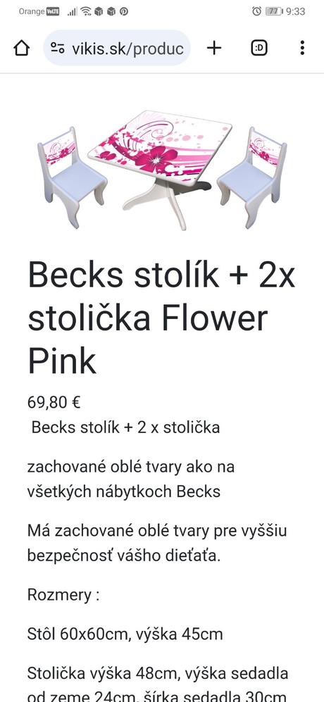 Detský nábytok, posteľ, skriňa, 