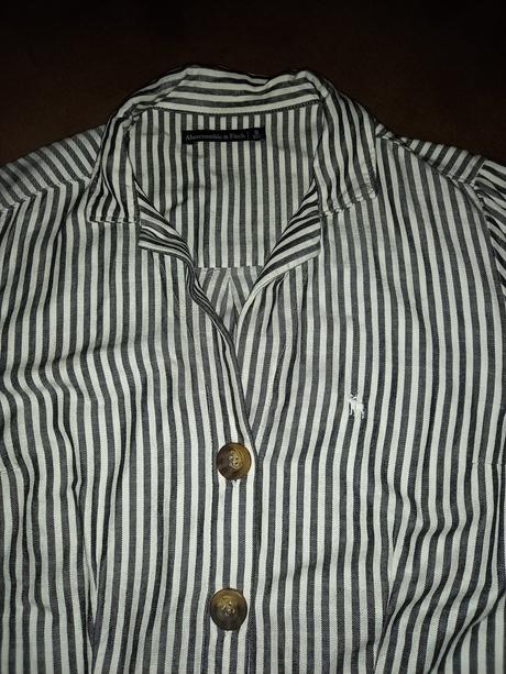 Predĺžená košeľa, abercrombie&fitch,s