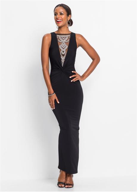 Večerné šaty s kamienkami, bonprix,36 / m / s