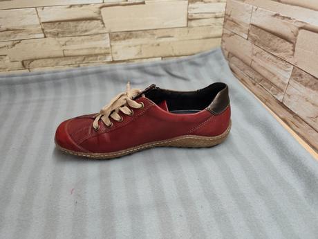 Rieker - remonte 39 - dámske kožené bordové topánk, rieker,39