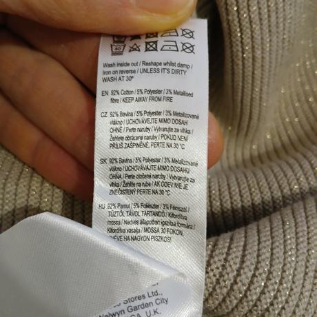 Bavlnený pulóver s krátkym rukávom, f&f,l