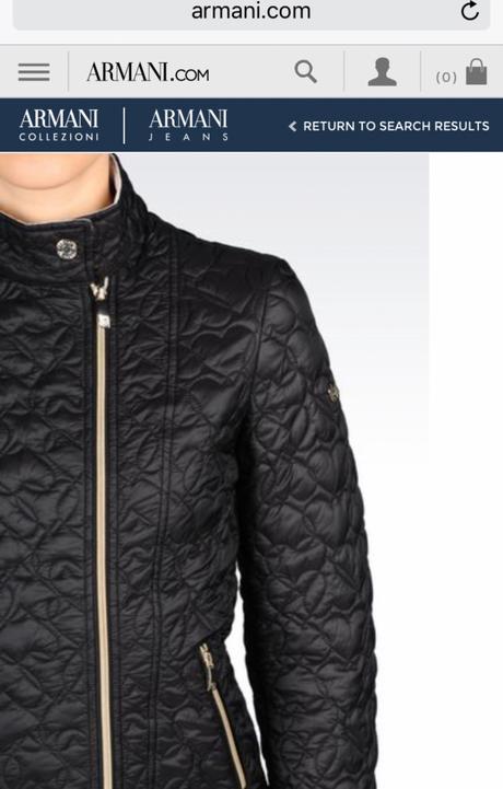 Armani bunda srdiečka m originál, armani,m