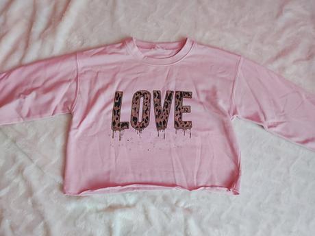 Crop top mikina, 152