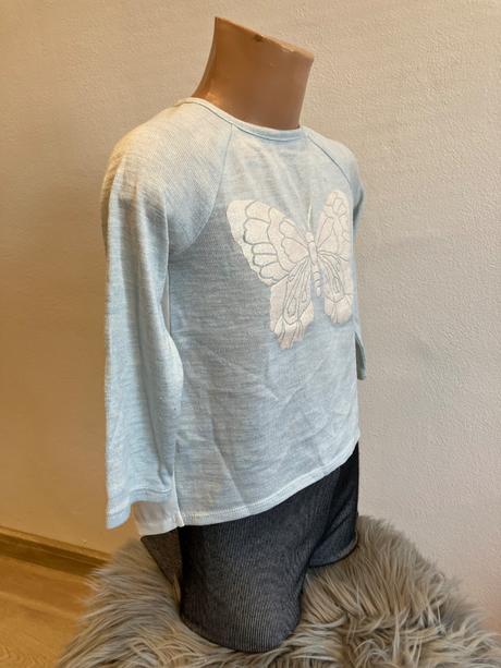 Dievčenský sveter s motýľom h&m (98-104), h&m,98
