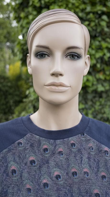 Mikina so vzorom páva, s, s