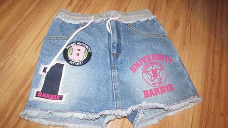 2v1 šortky a sukňa, barbie,116