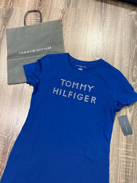 Tommy hilfiger letné šaty s kamienkami s, tommy hilfiger,s