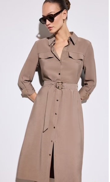 Hnedé košeľové šaty reserved veľ. 40, reserved,40