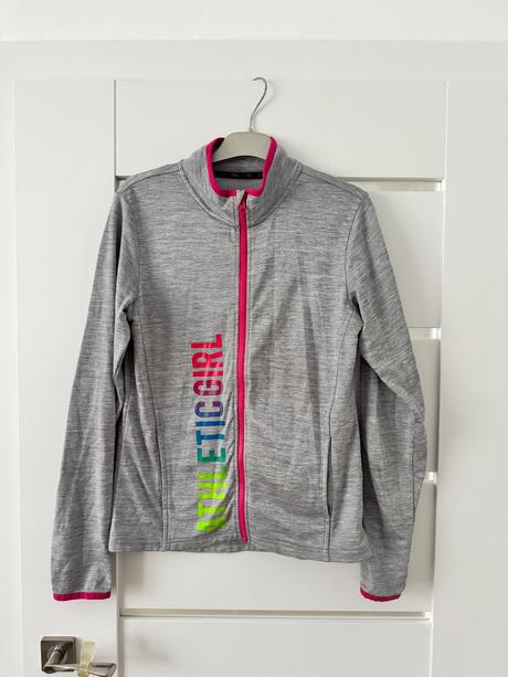 Športova mikinka pre dievčata, crivit,158