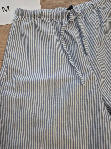 Bielo modré nohavice veľ. m, m