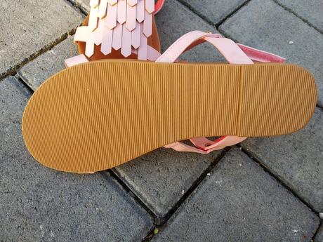 Pink sandálky, h&m,35