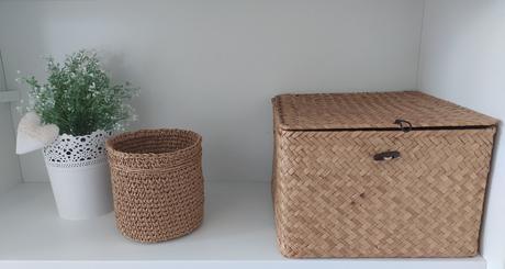 Ručne háčkovaný košík,