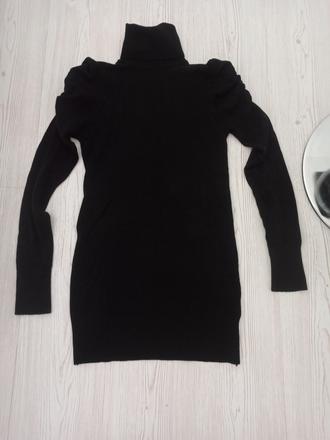 Rolák dlhý s nazberkanými rukávmi, xs