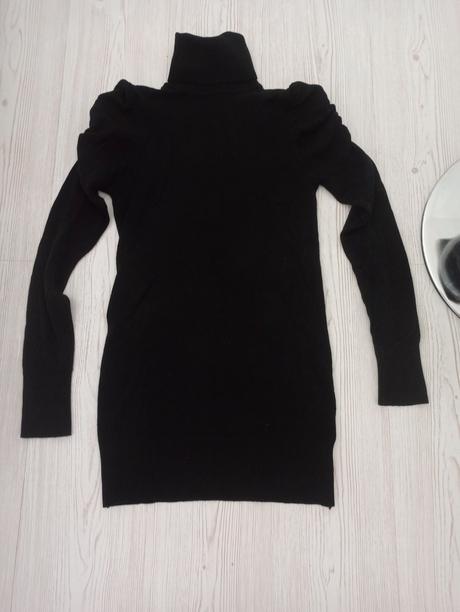 Rolák dlhý s nazberkanými rukávmi, xs