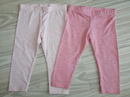 2 ks melírované legínky f&f č. 74, f&f,74