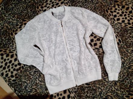 Dierkovaná nenosená mikinka, m