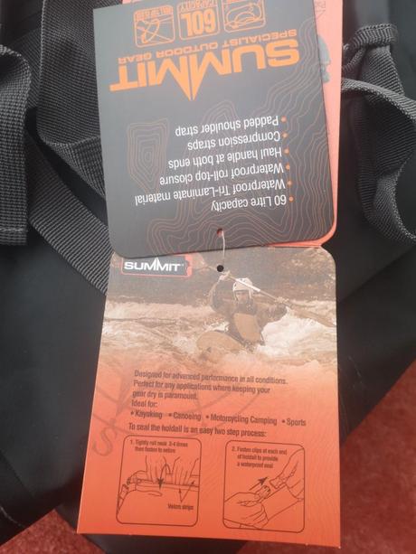 Summit vodotesná outdoorová taška 60l, 