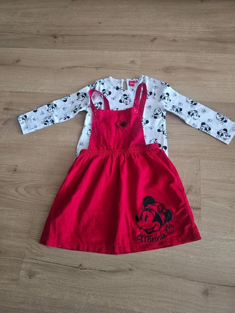 Súprava šaty s tričkom, disney,104