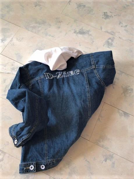 Riflová bunda s kapucňou, 164