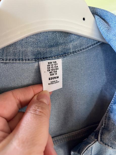 Džínsová bunda h&m, h&m,158