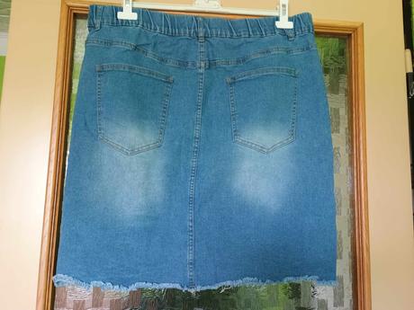 Riflová sukňa, 52 / 4xl