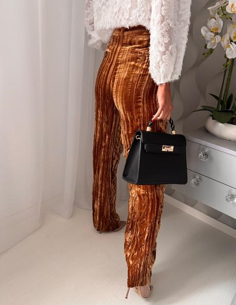 Zara - semišové nohavice, zara,s