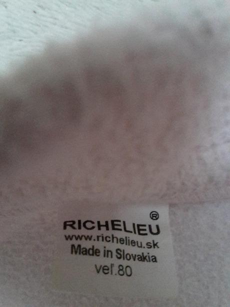 Mikinka v top stave, richelieu,80