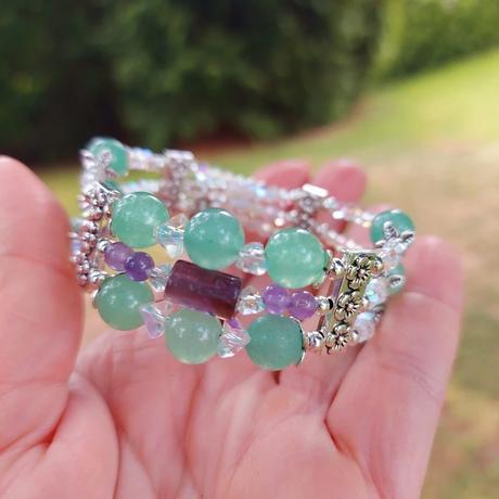 Náramok z minerálov pre znamenia blíženci, panny, 