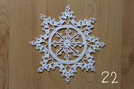 Háčkované vianočné vločky,