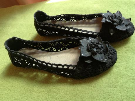 Balerinky - krajkový vzor, 37