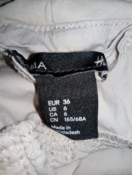 H&m tehotenskè nohavice č36, h&m,36