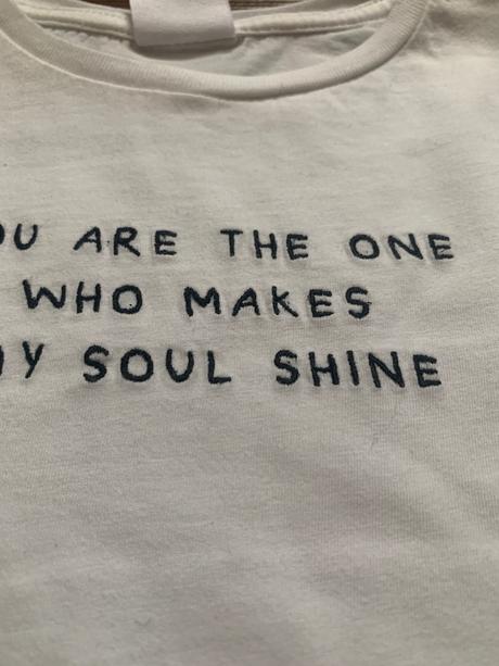 Tricko s napisom, zara,128