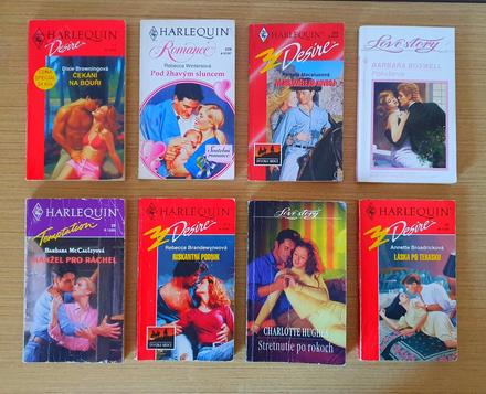 Knihy harlequin a love story za 0,20 eur, 