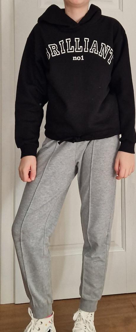 Mikina cierna lindex unisex bez zapinania nova, lindex,146