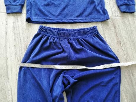 Zamat. pyžamo, domáci úbor,v140,9-10r, 140