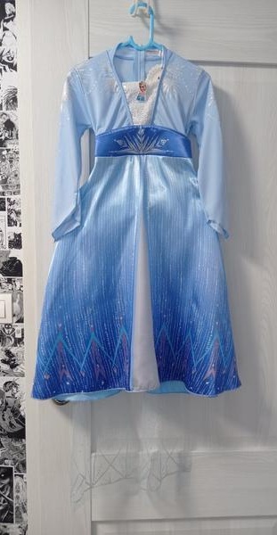 Elsa frozen 2 modré veľ. 128, 