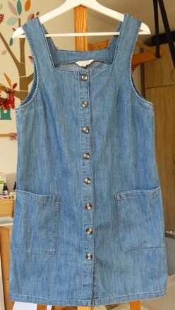 Rifľové šaty s vreckami, f&f,40