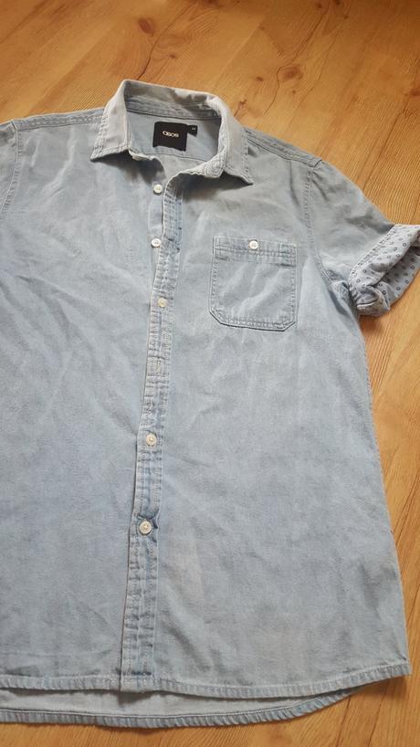 Pánska riflova kosela asos, m, m